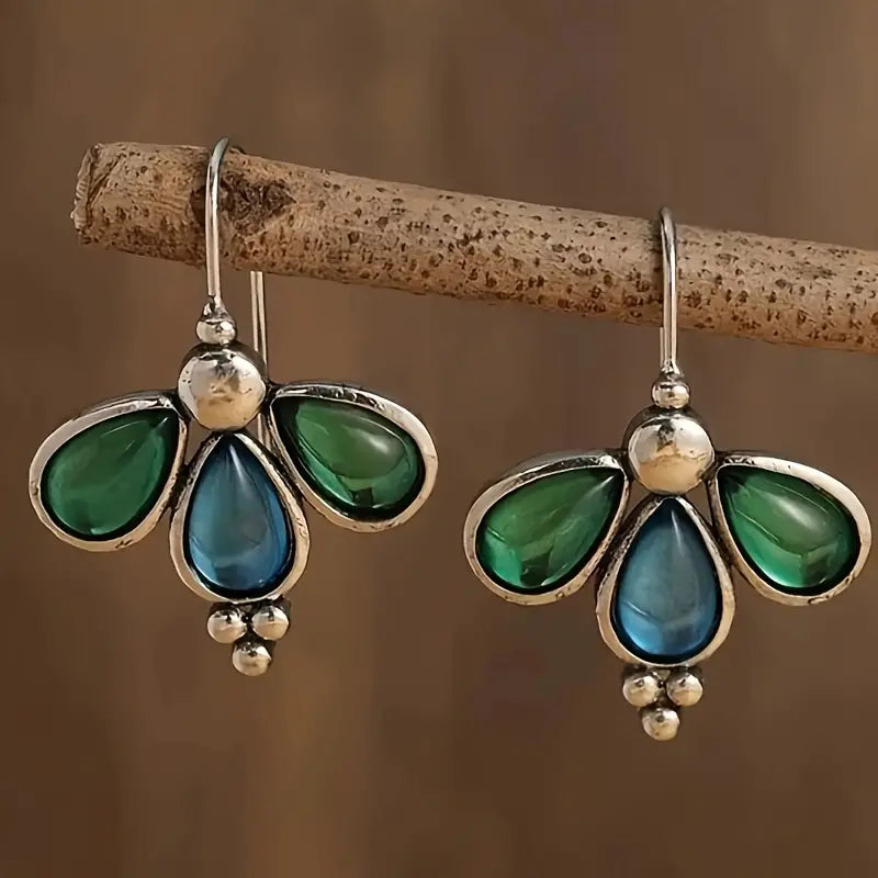 Boho-Chic Butterfly Drop Earrings