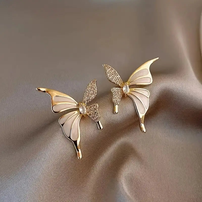 Butterfly Wing Stud Earrings