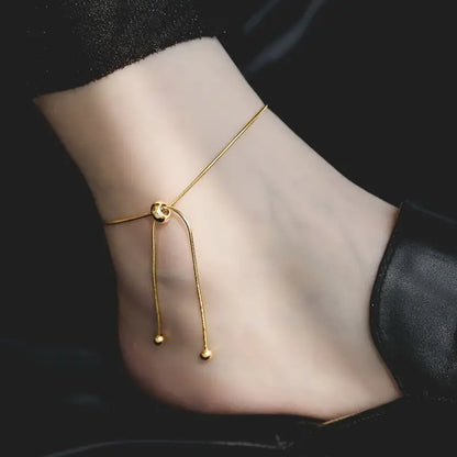 Delicate Minimalist Stainless Steel Foot Chain Anklet