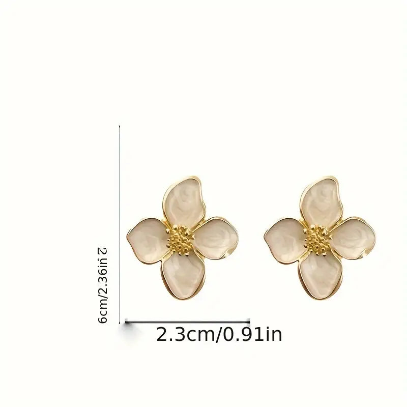 Elegant Flower Earring Jackets for Women