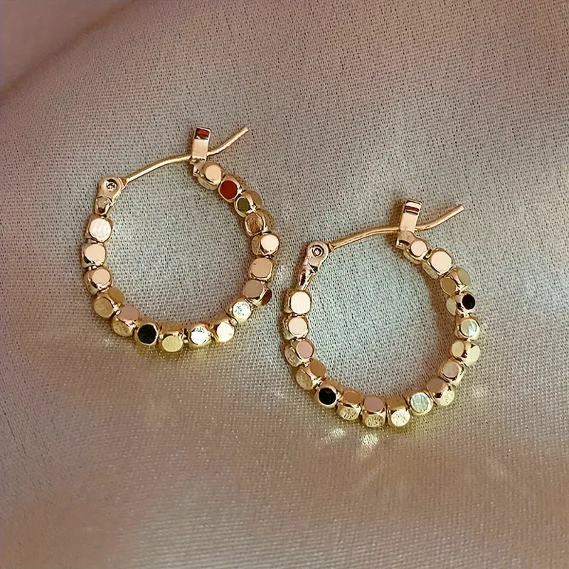 Vintage Glamour Hoop Earrings