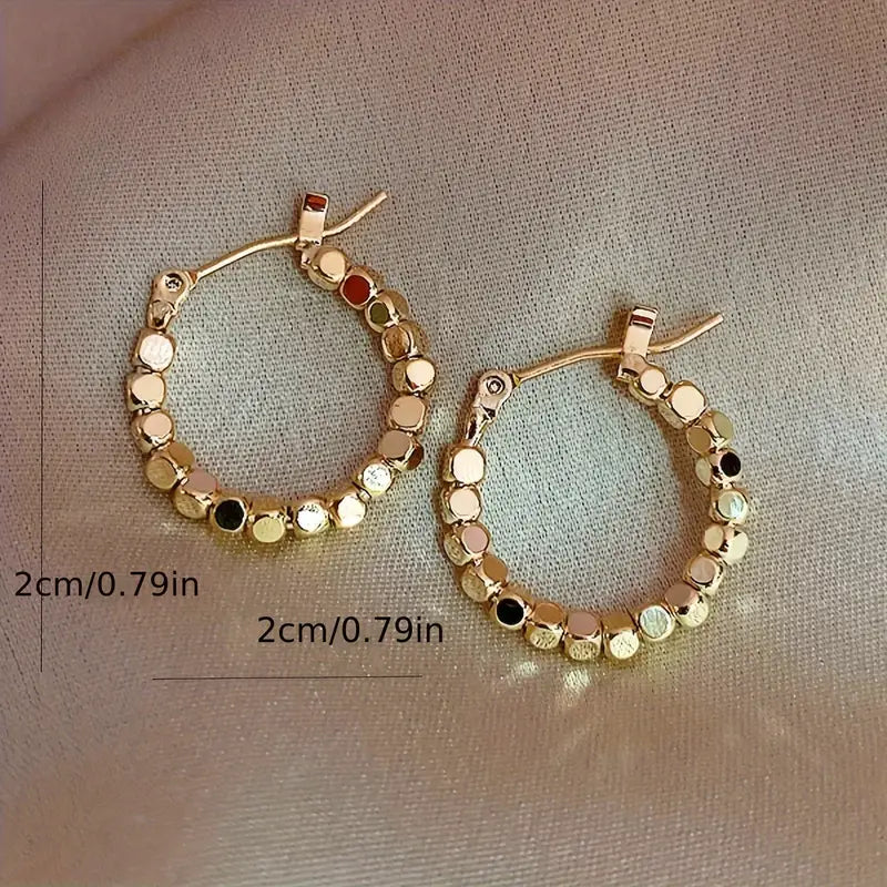 Vintage Glamour Hoop Earrings